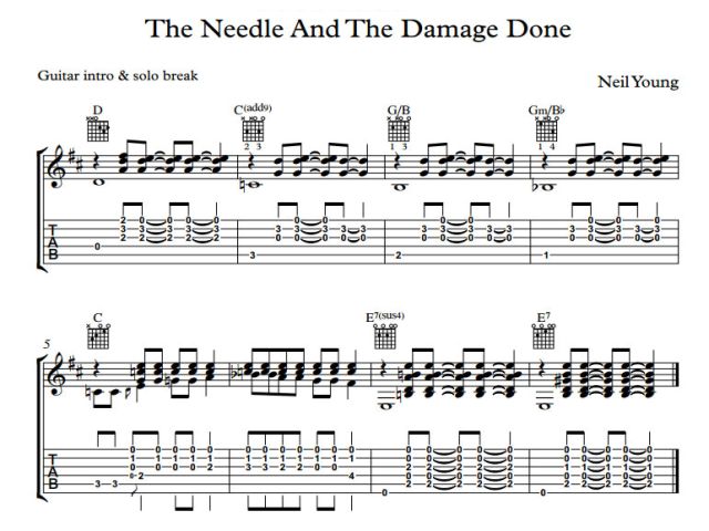 Neil Young - The Needle And The Damage Done
